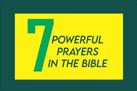 7 Most Powerful Prayers In The Bible You Should Pray Tipsquoteswishes