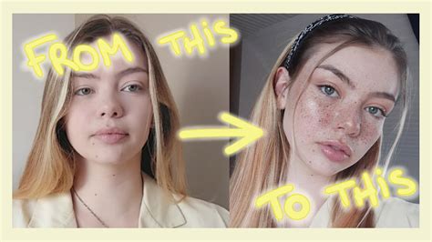 Fake Freckles Et Makeup Estival Youtube