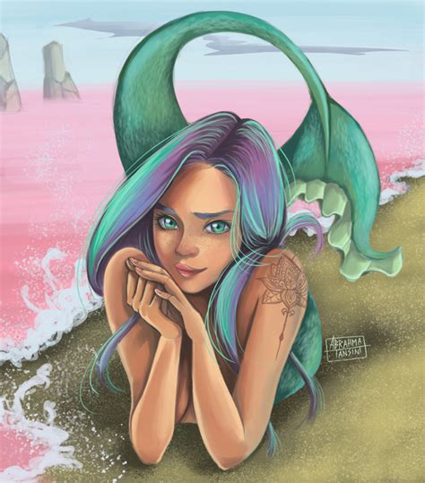 Artstation Mermaid Illustration