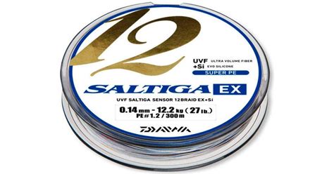 Daiwa Saltiga 12 EX multicolor flätlina Se pris