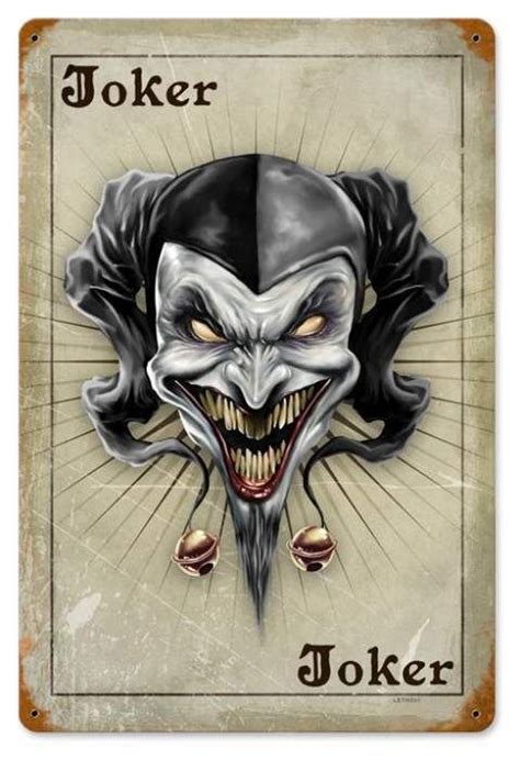 Joker Card Tattoo Design