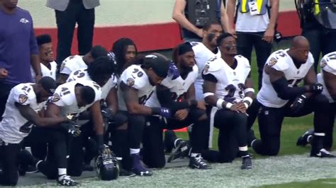 Jaguars Ravens Players Massive Kneeling At London Game