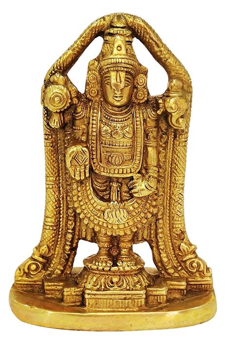 Buy Athizay Balaji Idol Available In Antique Gold Lacquer Finished