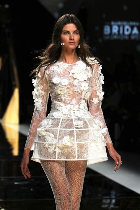 Bridal Fashion Week Spring The Most Nearly Naked Dresses HuffPost UK