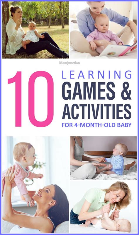 10 Learning Games And Activities For 4 Month Old Baby 4 Month Old
