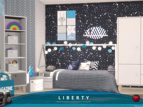 Liberty Kids Room By Melapples At Tsr Sims 4 Updates
