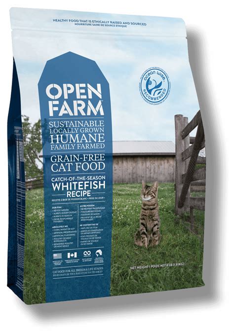 Open farm dry dog food is free of corn, wheat or soy. Open Farm Homestead Whitefish Recipe Grain-Free Dry Cat ...