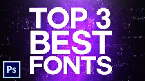 Top Best Font To Use On Youtube Banners Thumbnails Youtube