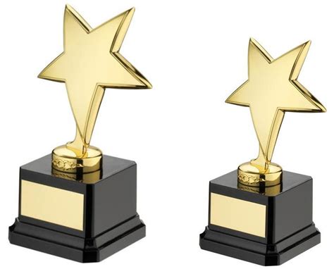 Quality Metal Star Trophies Ty66 Gold Trophy Finder