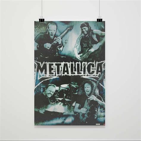 Metallica Live Poster Poster Art Design