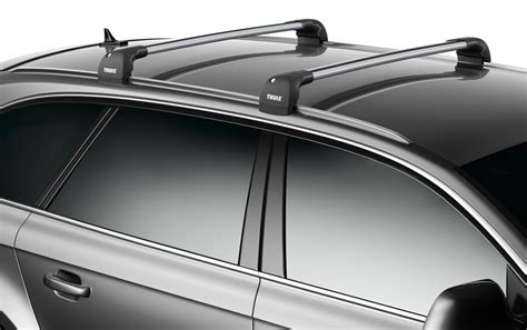 The rear hatch cannot open with the box installed. Thule Roof Rack for 2013 Audi Q5 | etrailer.com