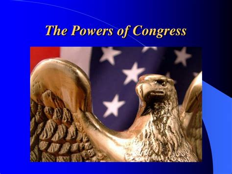 Ppt The Powers Of Congress Powerpoint Presentation Free Download