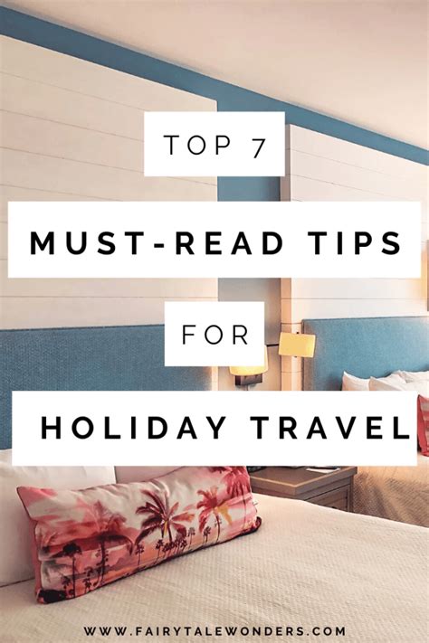 Quick Guide To Smooth Holiday Travel Fairytale Wonders