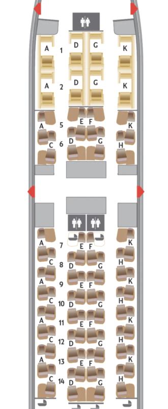 Seating Plan For Boeing 777 300er Jet Etihad
