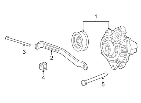 2001 2006 Kia Optima Alternator Adjust Bolt 37462 02500