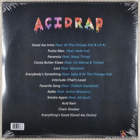 Chance The Rapper ‎ Acid Rap 2019 2 × Vinyl 45 Rpm Album Purple