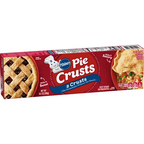 Pillsbury Refrigerated Pie Crusts Ct Oz Box Walmart Com