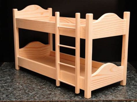 Bunk Beds For 18 Inch Dolls 074 Etsy In 2021 Doll Bunk Beds Bed
