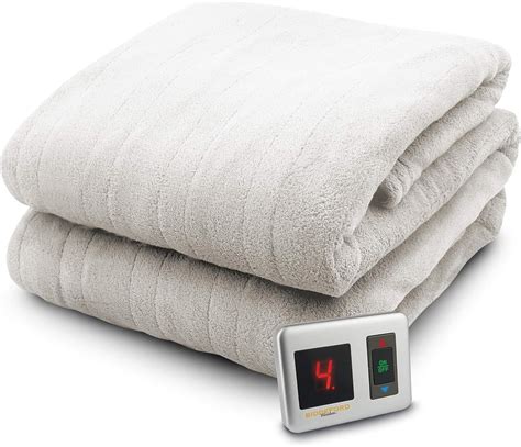 Biddeford Blankets Micro Plush Electric Heated Blanket With