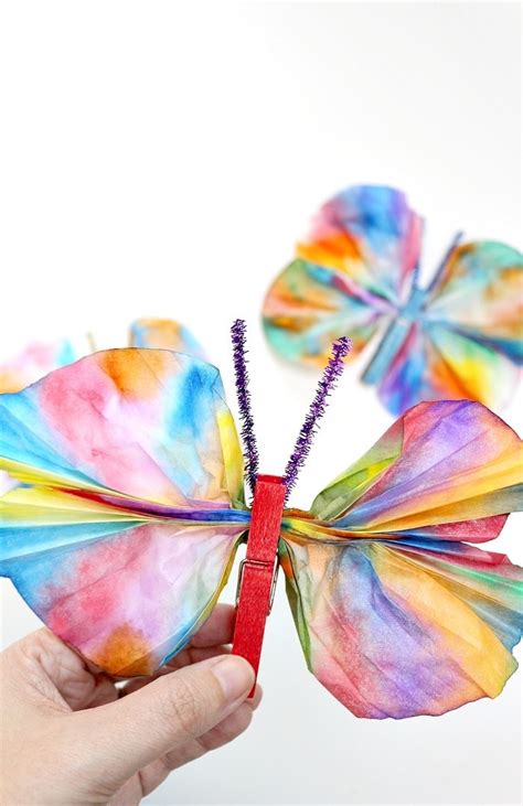Coffee Filter Butterfly Craft Is Perfect For Kids Of All Ages
