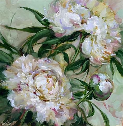 Nancy Medina Gallery Of Original Fine Art Floral Painting Peony