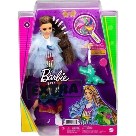 Barbie Extra Doll Shine Bright Like The Stars Ruffle Coat 9 New 12