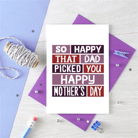 Mothers Day Card For Stepmother Happy Mothers Day Stepmum