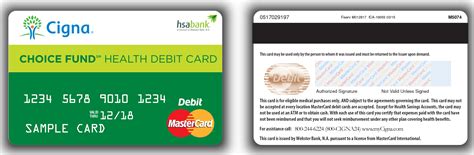 Cigna Healthcare Debit Card Balance