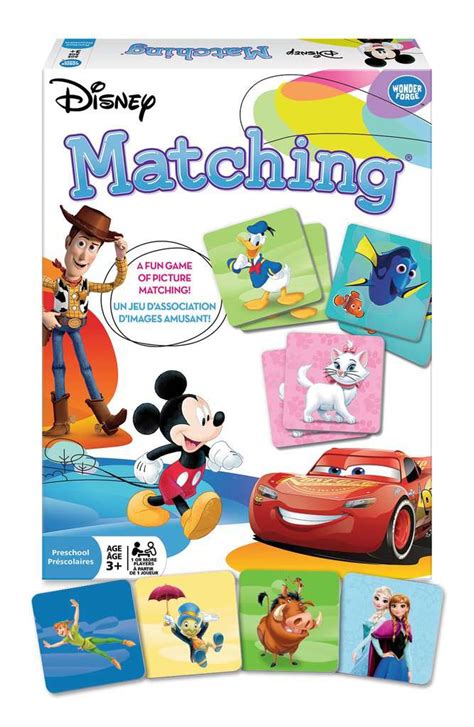 Matching Game Disney Classic Animals Toys 2 Learn