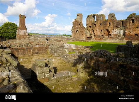 Penrith Castle Ruins Penrith Cumbria England United Kingdom Stock