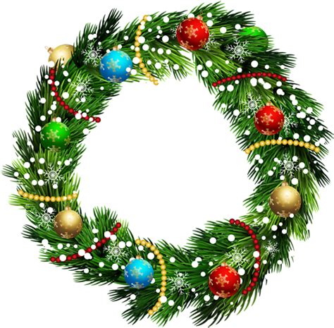 Christmas Wreath Png Clip Art Image Transparent Clip Art Christmas