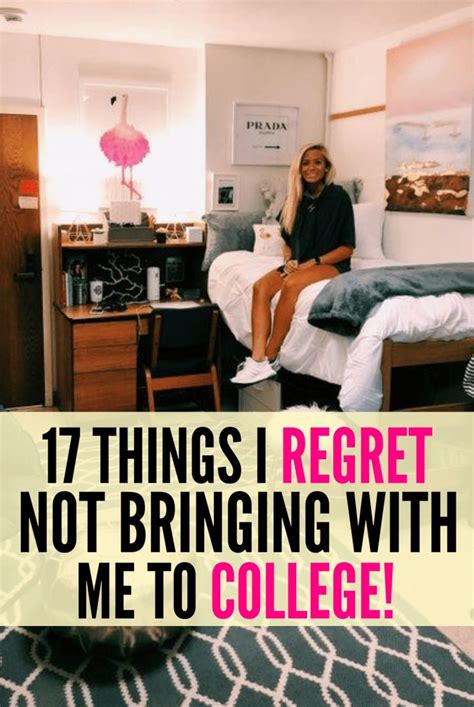 17 things i regret not bringing with me to college positivity is pretty college dorm room