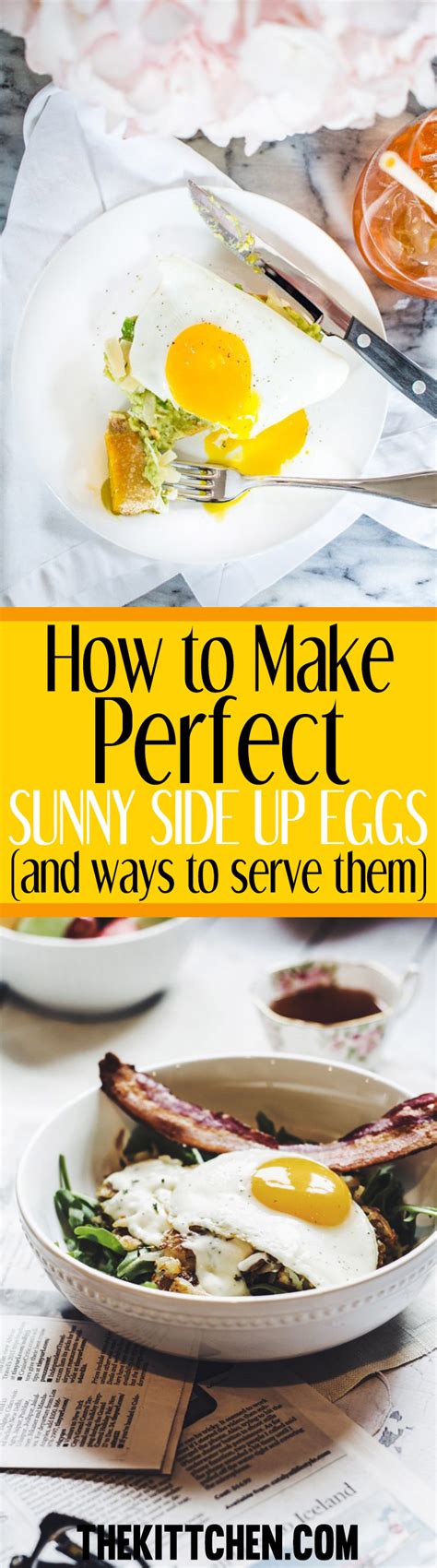 How to make the best sunny side up eggs, with tender fully cooked whites framing a golden yolk that's thick, but still runny. How to Make Perfect Sunny Side Up Eggs - Step by Step ...