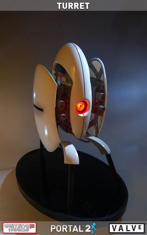 Portal 2 Aperture Sentry Turret Statue At Mighty Ape NZ