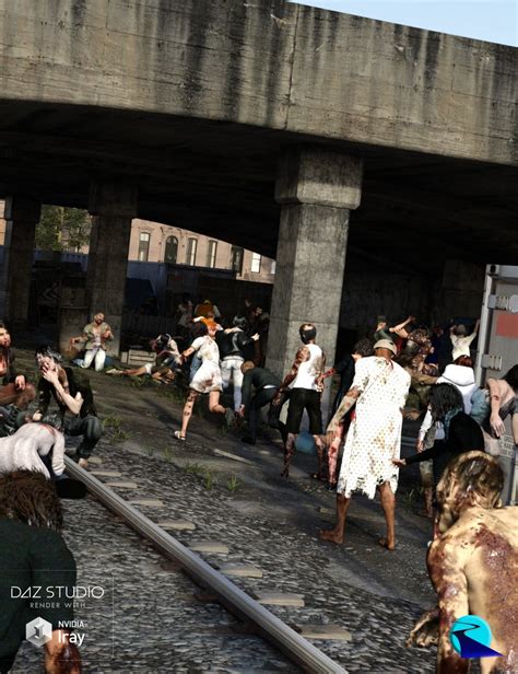 now crowd billboards zombie apocalypse ⋆ freebies daz 3d