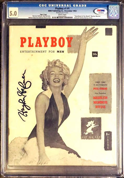 Lot Detail Playboy Original Issue Featuring Marilyn Monroe Dec