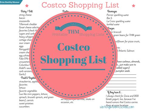Costco Grocery List Ubicaciondepersonas Cdmx Gob Mx