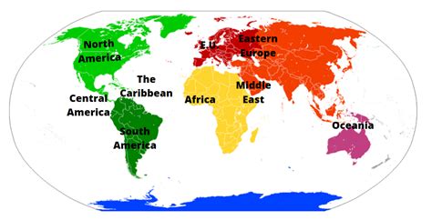 Regions Of The World