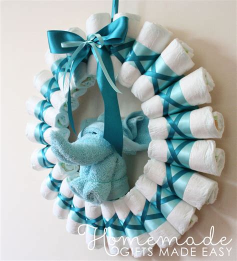How to make a diaper bouquet. Easy Homemade Baby Gifts to Make - Ideas, Tutorials, and ...