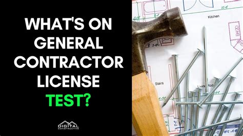 Inside The General Contractor License Test Detailed Review Of The
