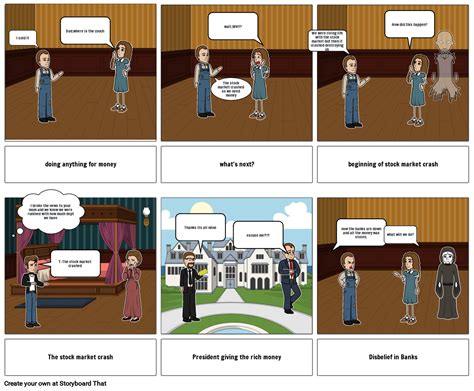 The Great Depression Storyboard By D53ea825
