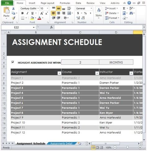 The merchandise allocation & planning tool has been designed by neha tankhiwale, theresa ko, and vineet kumar from emory university's goizueta business. Free Assignments Template For Excel