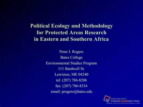 Ppt Political Ecology And Methodology Powerpoint Presentation Free