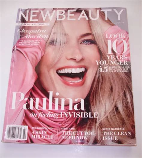 New Beauty Magazine Fall Winter 2018 The Beauty Authority Paulina