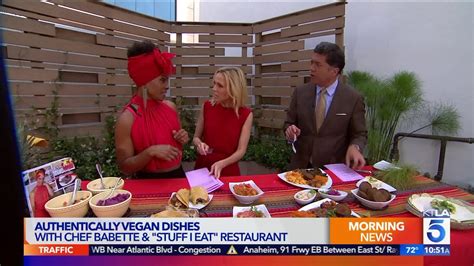 Authentically Vegan Dishes With Chef Babette And ‘stuff I Eat Restaurant Ktla Dessert Cookbooks