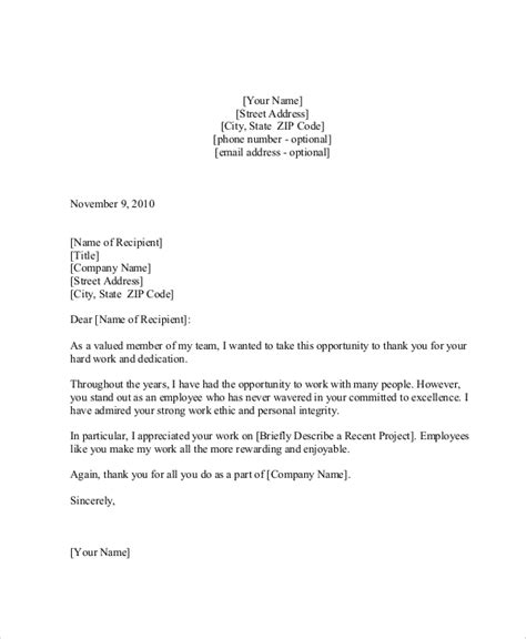Free 38 Examples Of Thank You Letter Templates In Ms Word Pdf