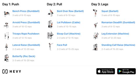 6 Day Split Workout The Complete Guide 2023 Hevy