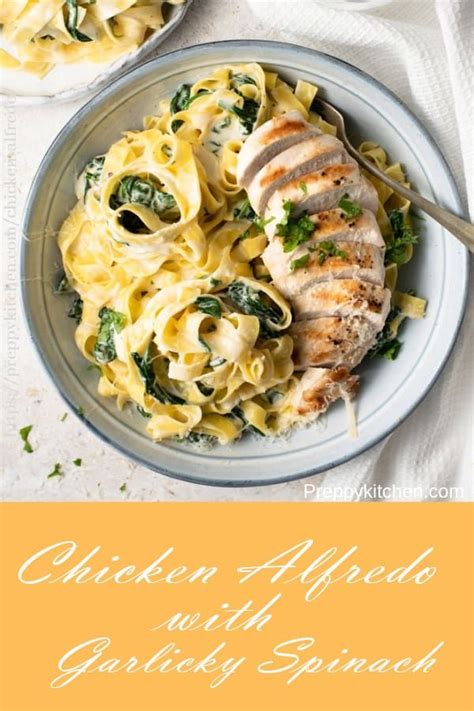 Mix chicken and alfredo sauce together. Creamy and comforting Chicken Alfredo without the heavy ...