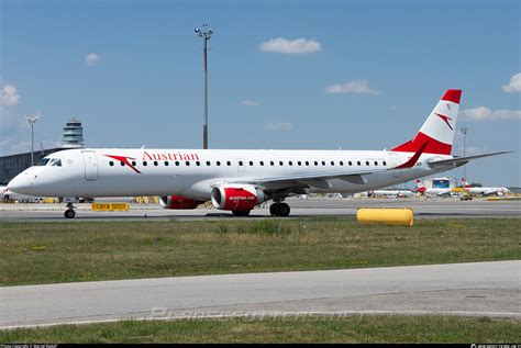 Oe Lwp Austrian Airlines Embraer Erj 195lr Erj 190 200 Lr Photo By