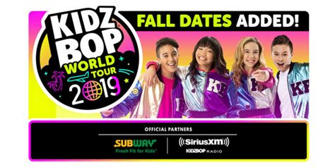 Kidz Bop Live Nation Expand Kidz Bop World Tour In Us Canada And Uk